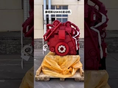 Деревянный коробковый цельный набор дизельного двигателя с выхлопной системой QSK50